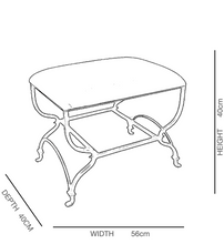 Load image into Gallery viewer, Fiano leather Ottoman