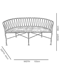 Load image into Gallery viewer, Garden Bench Rust