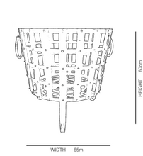 Load image into Gallery viewer, Lattice Wood Holder / Planter