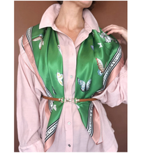 Load image into Gallery viewer, Silk Scarf Butterfly
