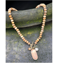 Load image into Gallery viewer, Classic Pearl &amp; Jasper Fob
