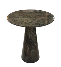 Load image into Gallery viewer, Ellie Marble Side Table - Malachite