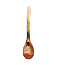 Load image into Gallery viewer, Stone Teaspoon Dark Horn
