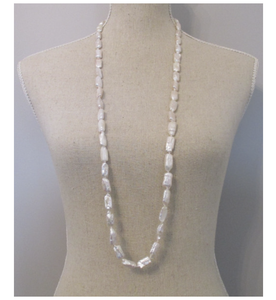 Pearl necklace Elongated