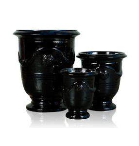 Anduze Glazed Black Small