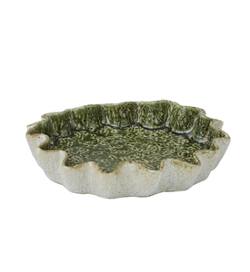 Fluted Dish Olive Medium