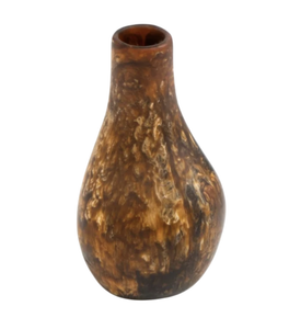 Liquid Vase Medium Dark Horn