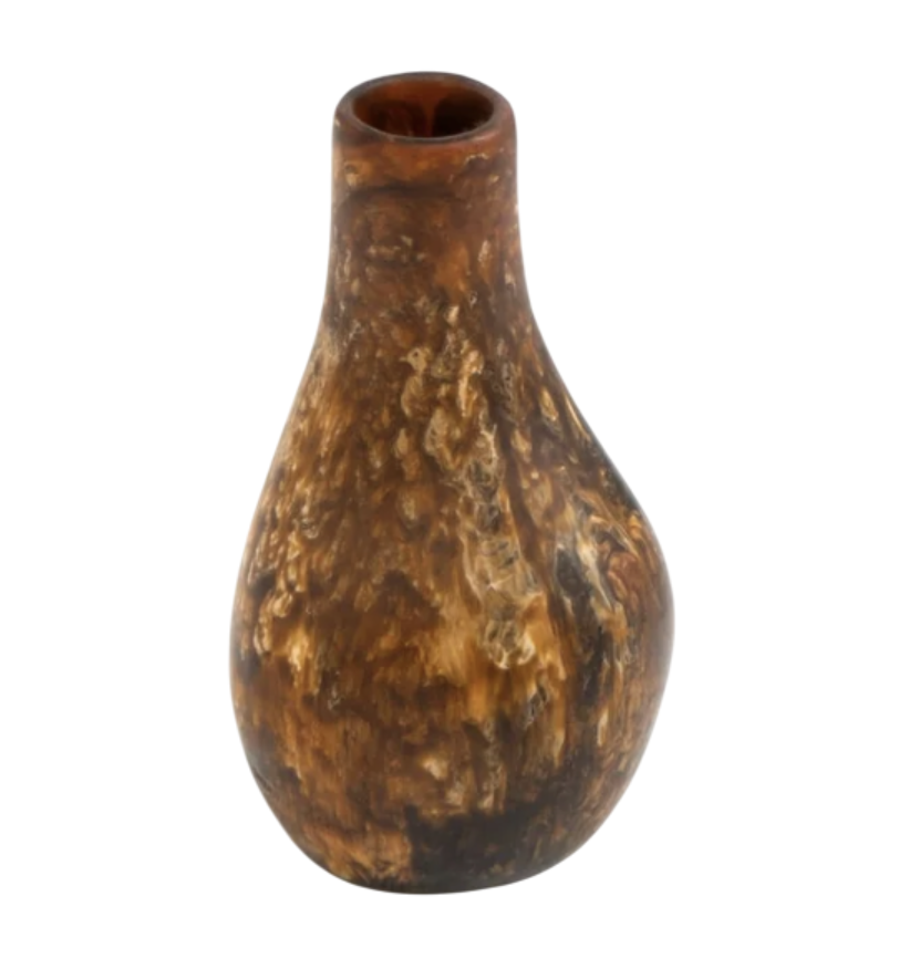 Liquid Vase Medium Dark Horn