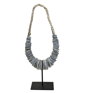 Blue Shell Necklace L
