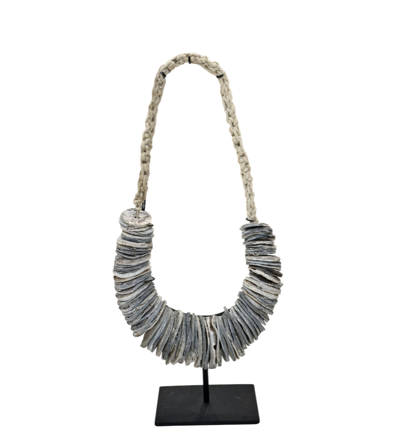 Blue Shell Necklace M