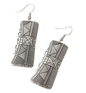 Tribal Shield Earrings