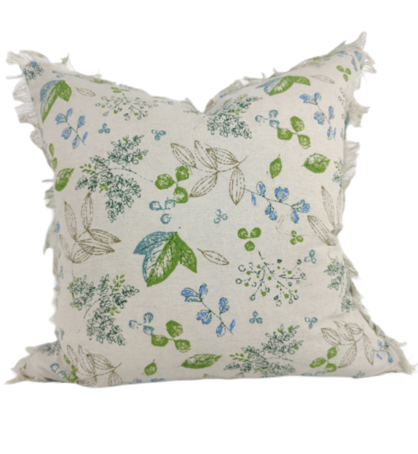 Ivy Botanical Linen Cushion