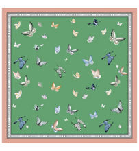 Load image into Gallery viewer, Silk Scarf Butterfly
