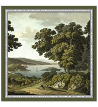 Load image into Gallery viewer, Silk Scarf English Landscape

