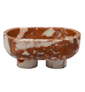 Footed Bowl Brown Calcatta