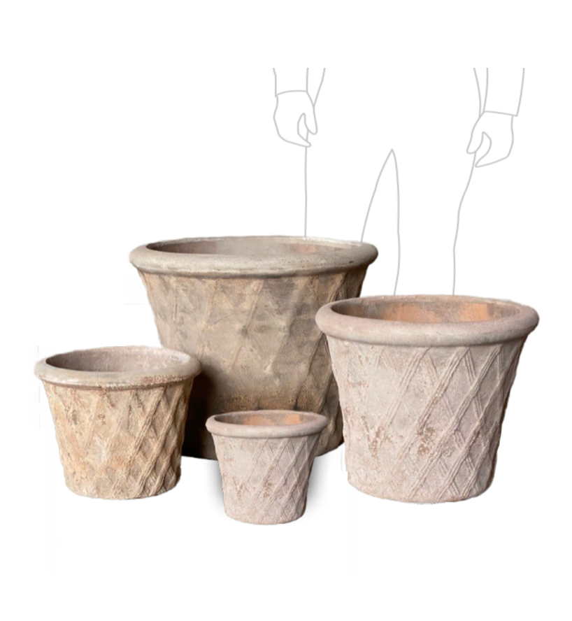 Lattice Garden Pot - Medium