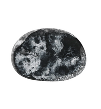 Load image into Gallery viewer, Temple Side Plate  Black Marble
