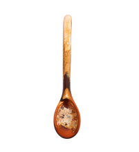 Load image into Gallery viewer, Stone Teaspoon Dark Horn
