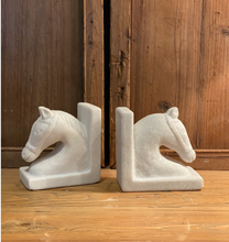 Load image into Gallery viewer, Marble Horse Bookend Pair
