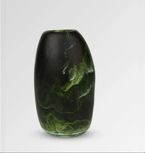 Load image into Gallery viewer, Pebble Vase Malachite
