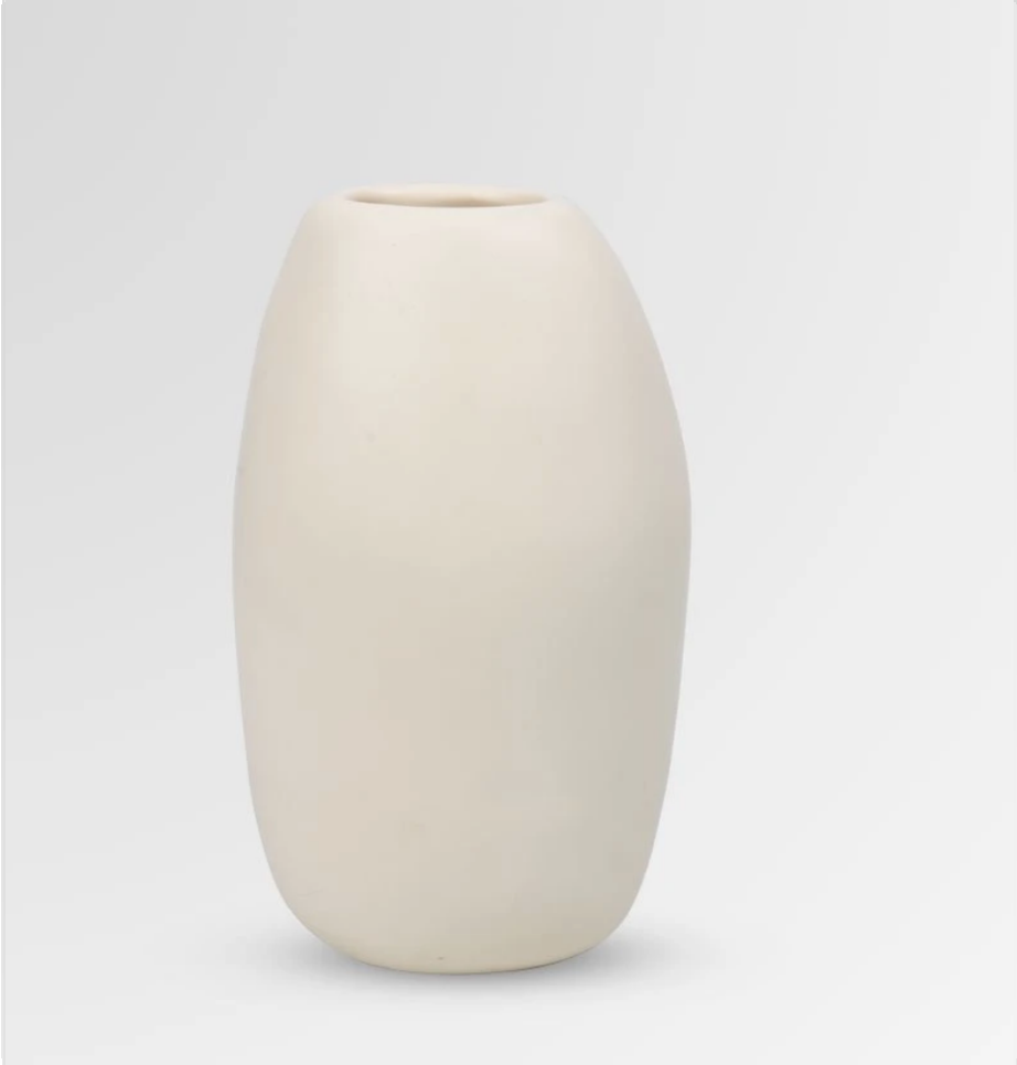 Pebble Vase Cream