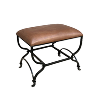 Load image into Gallery viewer, Fiano leather Ottoman
