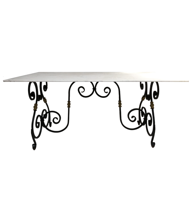 St Tropez Dining Table Black