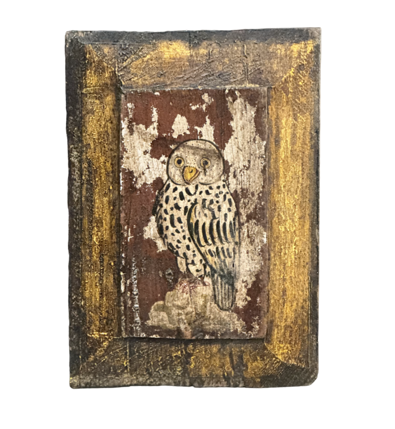 Vintage Spotty Owl
