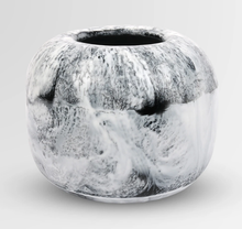 Load image into Gallery viewer, Atelier Boulder Vase Dark White Marble
