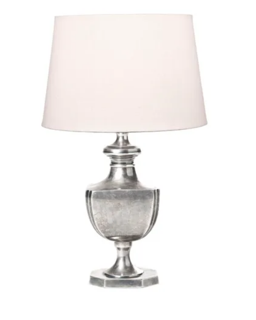 Albany Aged Silver Lamp