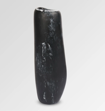 Load image into Gallery viewer, Temple Vase Black Marble
